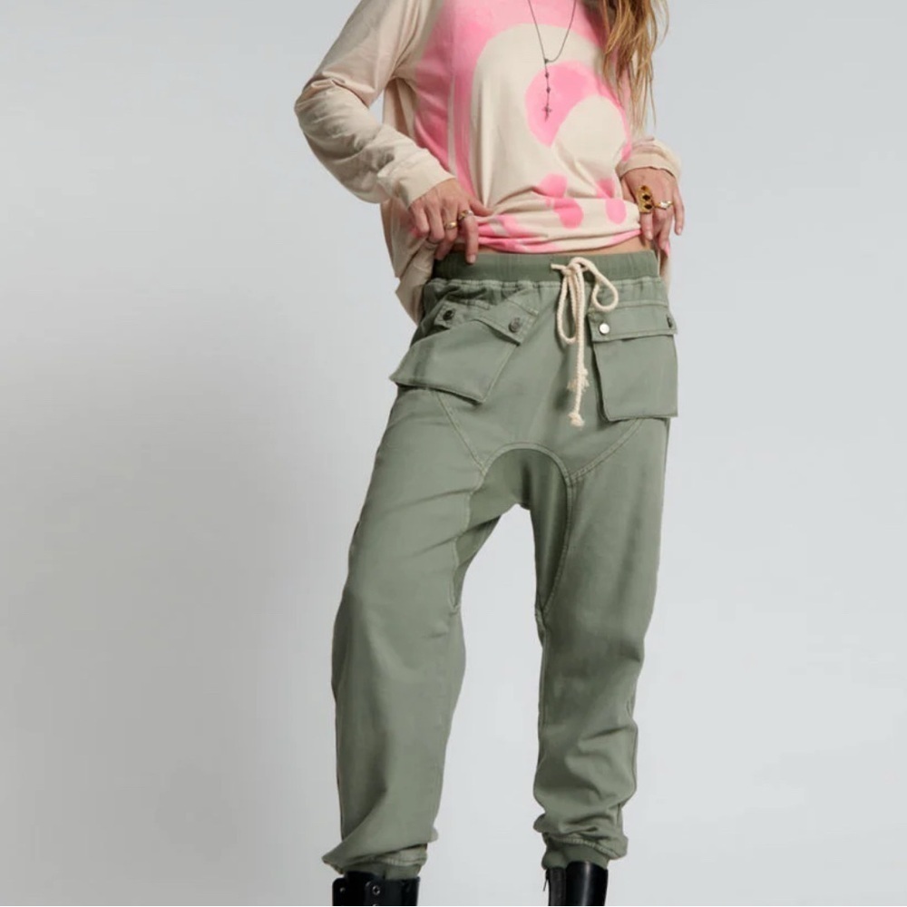 OneTeaspoon Cargo Cadet Pants in green size Small